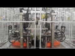 PLC制御とタッチスクリーンオペレーターインターフェースの自動モーター組立ライン